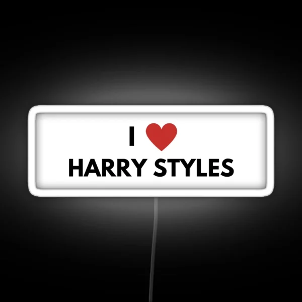 I Love Harry Styles RGB Neon Sign