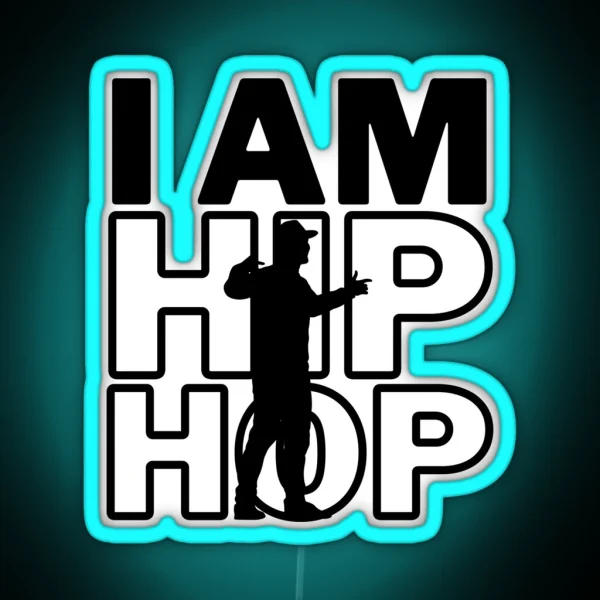 I Love Hip Hop RGB Neon Sign