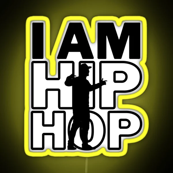 I Love Hip Hop RGB Neon Sign