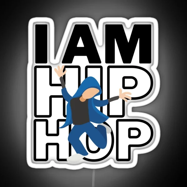 I Love Hip Hop RGB Neon Sign