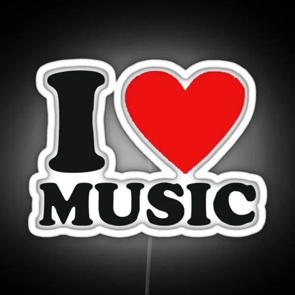 I Love Music RGB Neon Sign