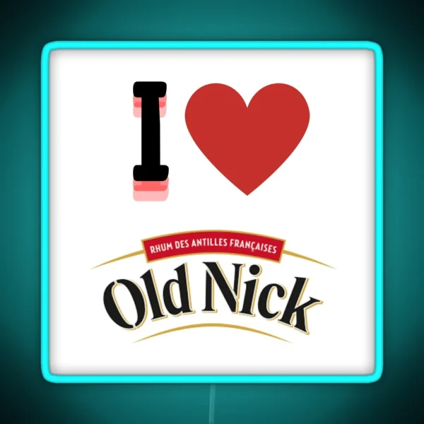 I Love Old Nick RGB Neon Sign
