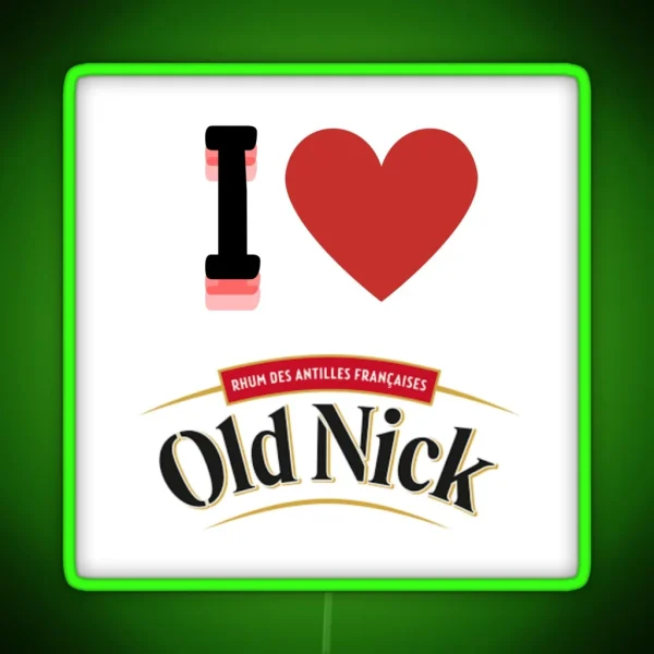 I Love Old Nick RGB Neon Sign