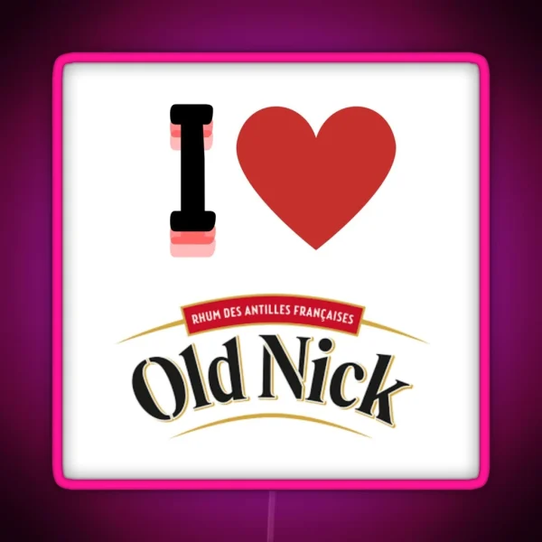 I Love Old Nick RGB Neon Sign