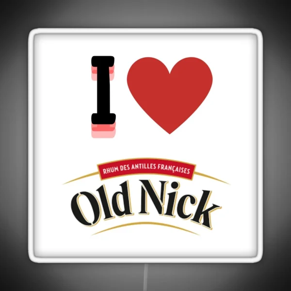 I Love Old Nick RGB Neon Sign