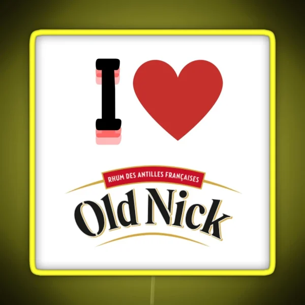 I Love Old Nick RGB Neon Sign