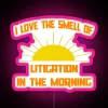 RGB Neon Sign for Office Humor and Litigation Enthusiasts Desk Decor