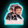Neon fan art featuring Timothée Chalamet and Pedro Pascal collaborations.