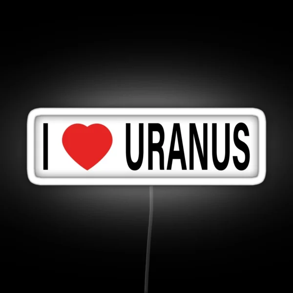 I Love Uranus RGB Neon Sign