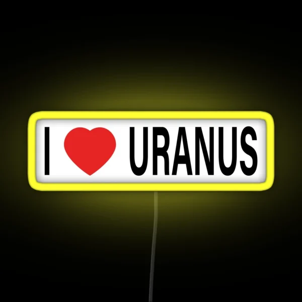 I Love Uranus RGB Neon Sign