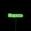 Romantic Home Decor Accent with Color Changing Love Quote Sign