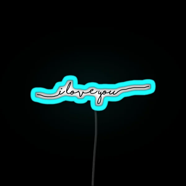 I Love You RGB Neon Sign