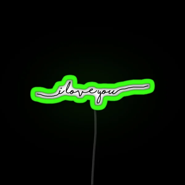 I Love You RGB Neon Sign