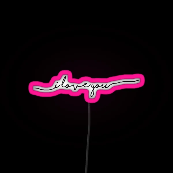 I Love You RGB Neon Sign