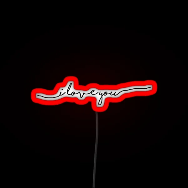 I Love You RGB Neon Sign