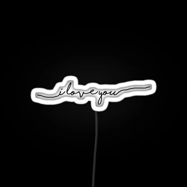 I Love You RGB Neon Sign