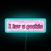 Customizable Neon Love Sign with Personalized Name and Color Options