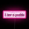 Love Heartbeat RGB LED Neon Sign with Customizable Personalized Message