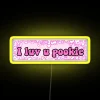 Personalized LED Love Sign with Color-Changing RGB Neon Lighting Effects