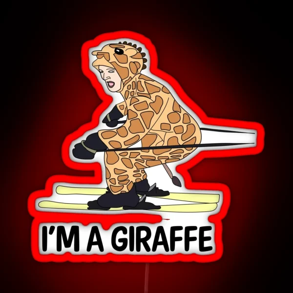 I M A GIRAFFE RGB Neon Sign