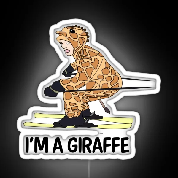 I M A GIRAFFE RGB Neon Sign