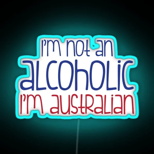 I M Australian RGB Neon Sign