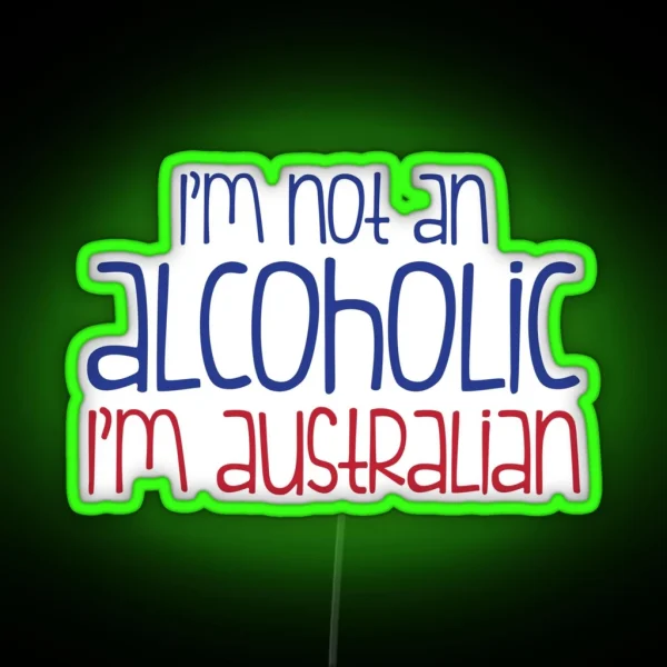 I M Australian RGB Neon Sign
