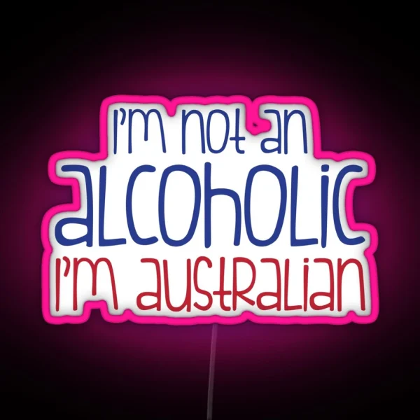 I M Australian RGB Neon Sign