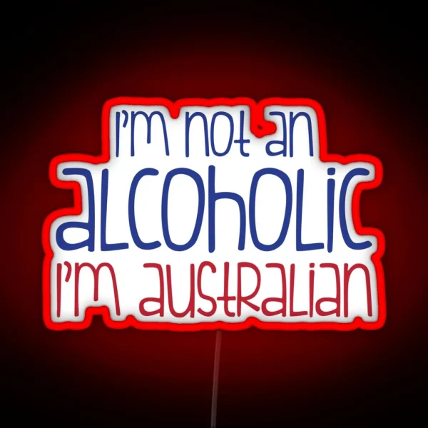 I M Australian RGB Neon Sign