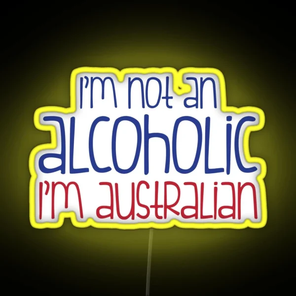 I M Australian RGB Neon Sign