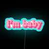 RGB Customizable I'M BABY Personalized Neon Sign for Baby Room Decor