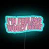 Eye-catching RGB neon bar pub decoration with fun medical theme