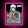 Personalizable I'm Fine Neon Sign with Colorful RGB LED Lighting