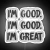 Vibrant RGB Neon Sign with Uplifting Motivational Quote for Home Decor