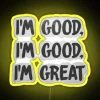 LED Personalized Confidence Boosting Sign with RGB Color Changing Technology