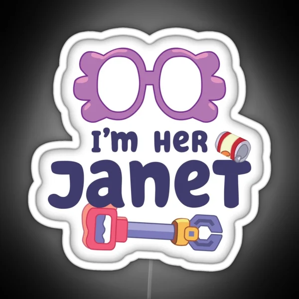 I M Her Janet RGB Neon Sign