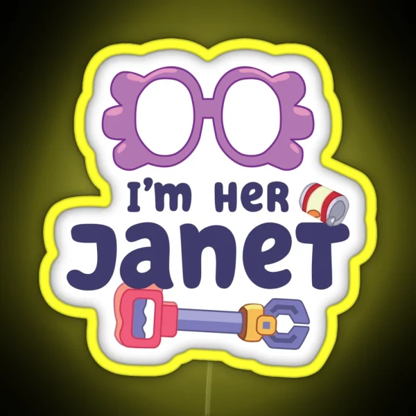 I M Her Janet RGB Neon Sign