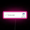 Unique Interactive Color Changing I Am Not A Robot Sign