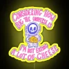 I'm Not Eating a Lot of Cheese RGB Neon Sign