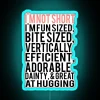 Whimsical, Vertically Space-Saving Neon Sign for Small Spaces with Personality
