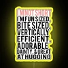 Compact, Energy-Efficient, Colorful LED Sign with Adorable Design and Versatility