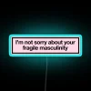 Feminine Empowerment Neon Sign for Liberated Souls and Anti-Toxic Men
