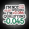 Neon RGB Qualifier Sign for Motorsport Enthusiasts Home Decor Space