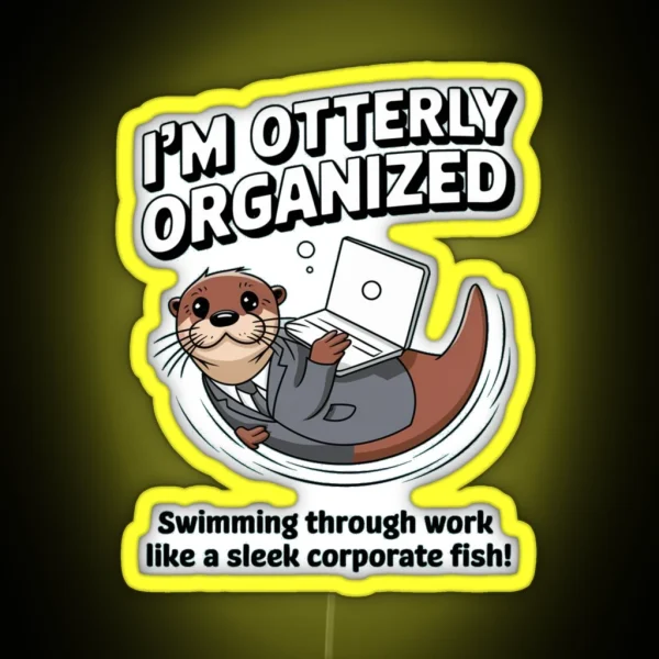 I M Otterly RGB Neon Sign