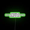 Neon Christian Home Decor Sign with Inspirational Bible Verse Lighting