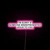 RGB LED Canvas Sign of Apology and Forgiveness for Misrepresentation