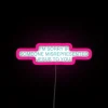 Contemporary Neon Sign with Apologetic Message and Jesus Representation