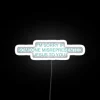 Relaxing Jesus Quote Neon Sign with Colorful LED Lighting Accent