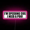 Amusing RGB LED speeding joke novelty bumper window car decoration gift