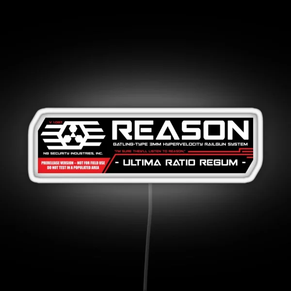 I M Sure They Ll Listen To Reason RGB Neon Sign